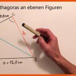 04 Kl9 Satz Des Pythagoras An Ebenen Figuren Fuer Ebene Figuren Arbeitsblatt