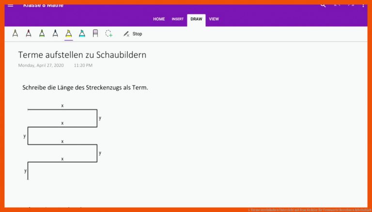 1. Terme Vereinfachen Unterricht Mit Frau Kedzior Fuer Termwerte Berechnen Arbeitsblatt