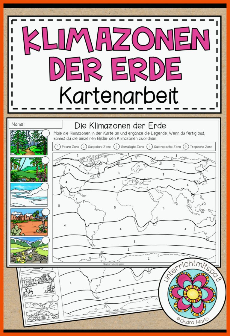 17 Geografie Grundschule-ideen Grundschule, Geografie ... Fuer Klimazonen Europa Klasse 6 Arbeitsblatt Kostenlos