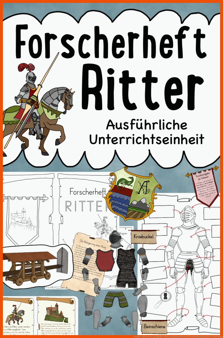 18 Ritter-ideen Ritter, Geschichte Schule, Geschichtsunterricht Fuer Ausbildung Zum Ritter Arbeitsblatt