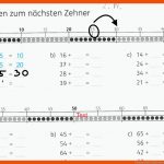 2 Klasse Mathe: ErgÃ¤nzen Zum NÃ¤chsten Zehner Fuer Zehner Und Einer Arbeitsblatt