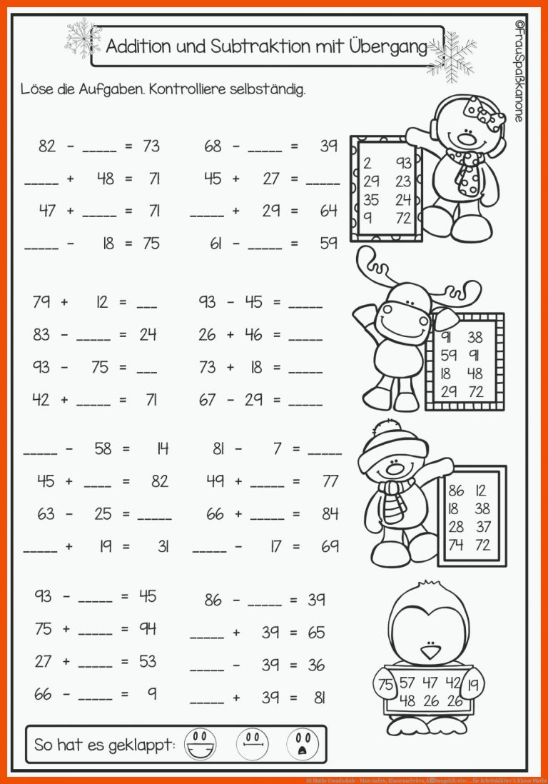 24 Mathe Grundschule - Materialien, Klassenarbeiten, ÃbungsblÃ¤tter ... für arbeitsblätter 3. klasse mathe