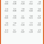 25) Dezimalzahlen Addition (2-stellig) Mathe-arbeitsblÃ¤tter, Mathe ... Fuer Multiplikation Von Dezimalzahlen Arbeitsblätter