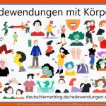 250 Redewendungen Mit KÃ¶rperteilen Beispiele, Ãbungen, Quiz Fuer Sprichwörter Und Redewendungen Arbeitsblätter