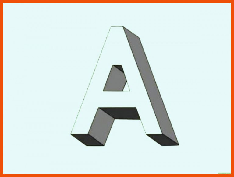3D Buchstaben mit Schatteneffekt zeichnen: 7 Schritte (mit Bildern ... für 3d buchstaben zeichnen arbeitsblatt