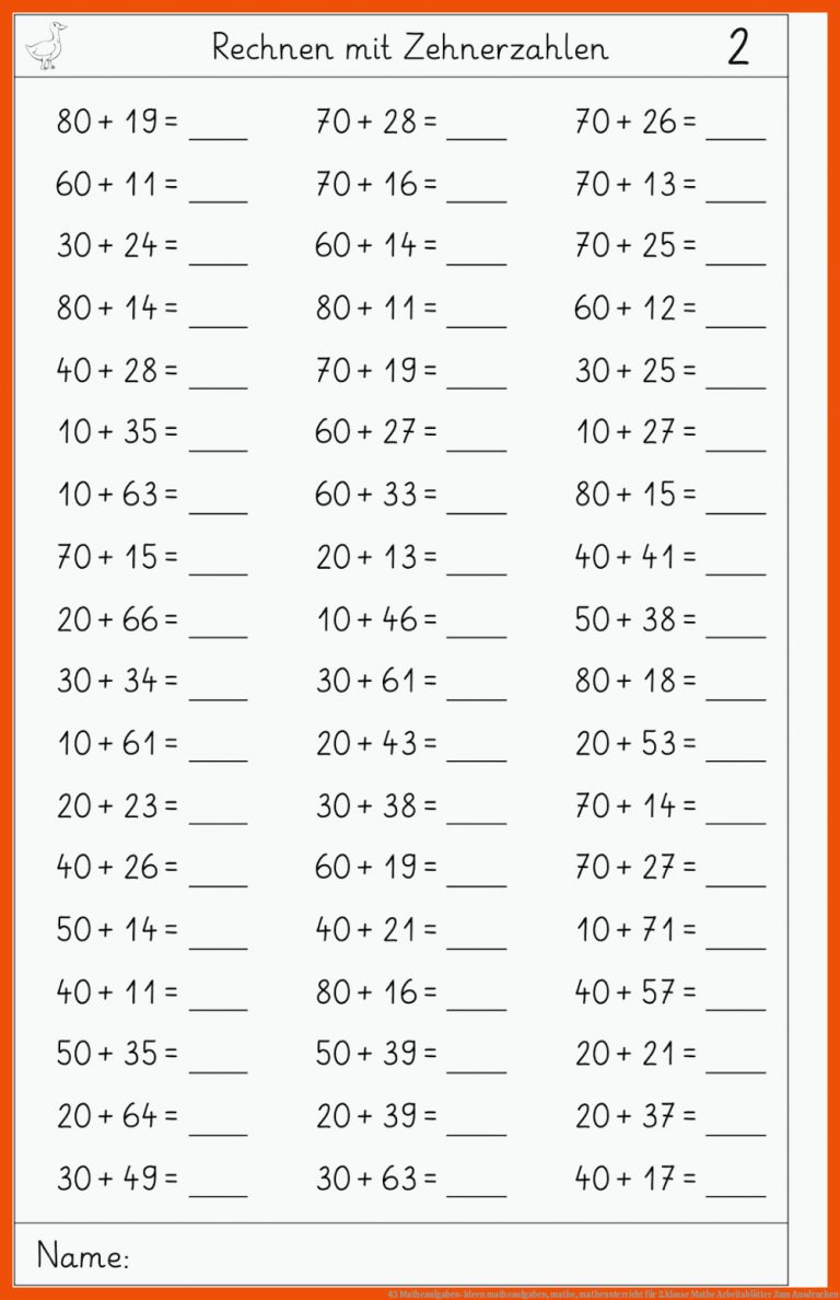 43 Matheaufgaben-Ideen | matheaufgaben, mathe, matheunterricht für 2.klasse mathe arbeitsblätter zum ausdrucken
