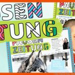 5 Jahre Pausenzeitung - Schule.at Das Bildungsportal Fuer Zeitung In Der Schule Arbeitsblätter