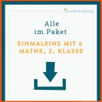 6er Einmaleins Fuer 6er Reihe Arbeitsblatt