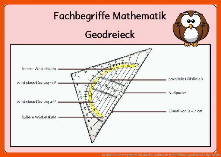 9 Geodreieck-Ideen | geodreieck, mathe, matheunterricht für das geodreieck arbeitsblatt