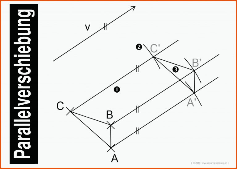 Abbildungen Parallelverschiebung | gratis Mathematik/Geometrie ... für parallelverschiebung arbeitsblatt pdf