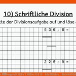 Abschluss Ãbungsheft Zr Bis 1 Million Teil 10 - Schriftliches ... Fuer Schriftliche Division Arbeitsblätter Klasse 5 Mit Lösungen