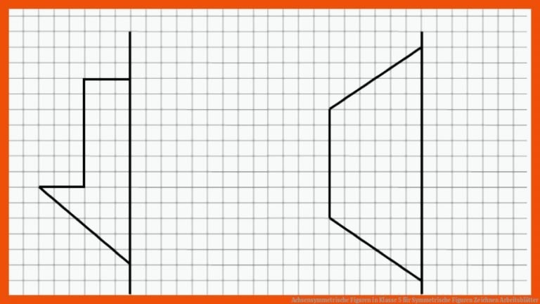 Achsensymmetrische Figuren in Klasse 5 für symmetrische figuren zeichnen + arbeitsblätter