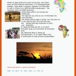 Afrika - Deutsch Daf Arbeitsblatter Fuer Arbeitsblatt Afrika