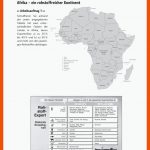 Afrika - Ein Rohstoffreicher Kontinent, Entwicklungshilfe Gegen ... Fuer Arbeitsblatt Afrika