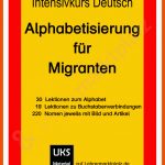 Alphabetisierung FÃ¼r Migranten - EinfÃ¼hrung Plus 10 Lektionen ... Fuer Alphabetisierung Arbeitsblätter