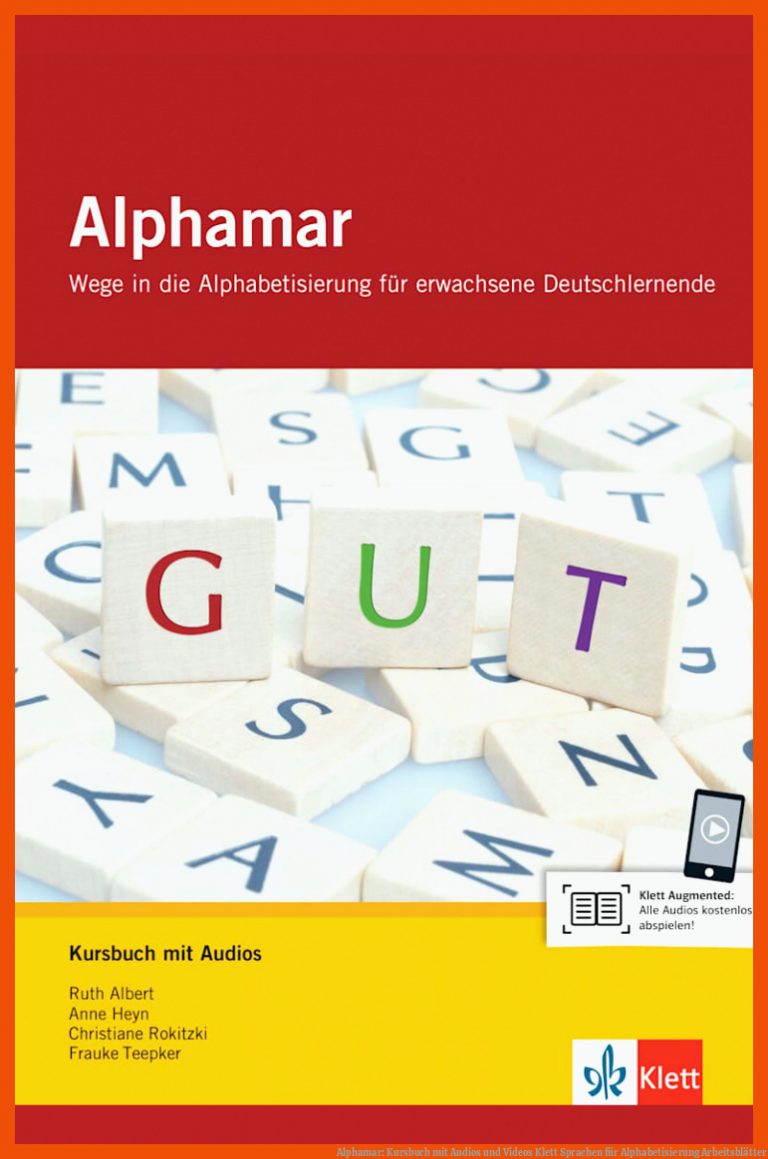 Alphamar: Kursbuch mit Audios und Videos | Klett Sprachen für alphabetisierung arbeitsblätter