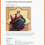 Altes Testament - Ein GroÃer Auftrag â Gott Beruft Propheten Fuer Propheten Im Alten Testament Arbeitsblätter