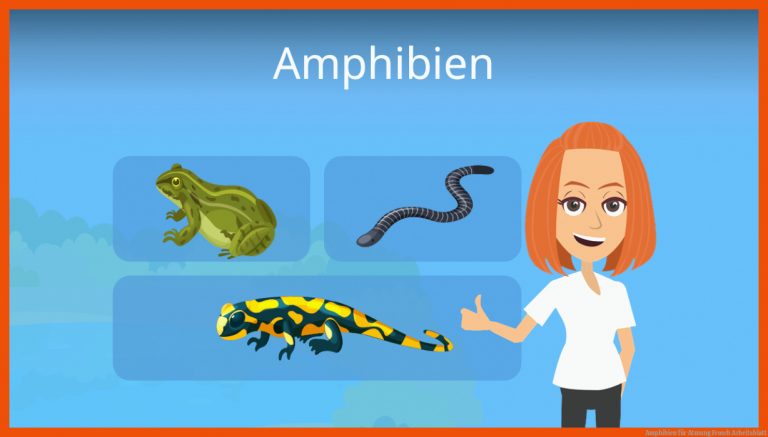 Amphibien für atmung frosch arbeitsblatt