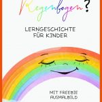 Annegret Einhorn Und Der Regenbogen (lerngeschichte FÃ¼r Kinder ... Fuer Wie Entsteht Ein Regenbogen Arbeitsblatt