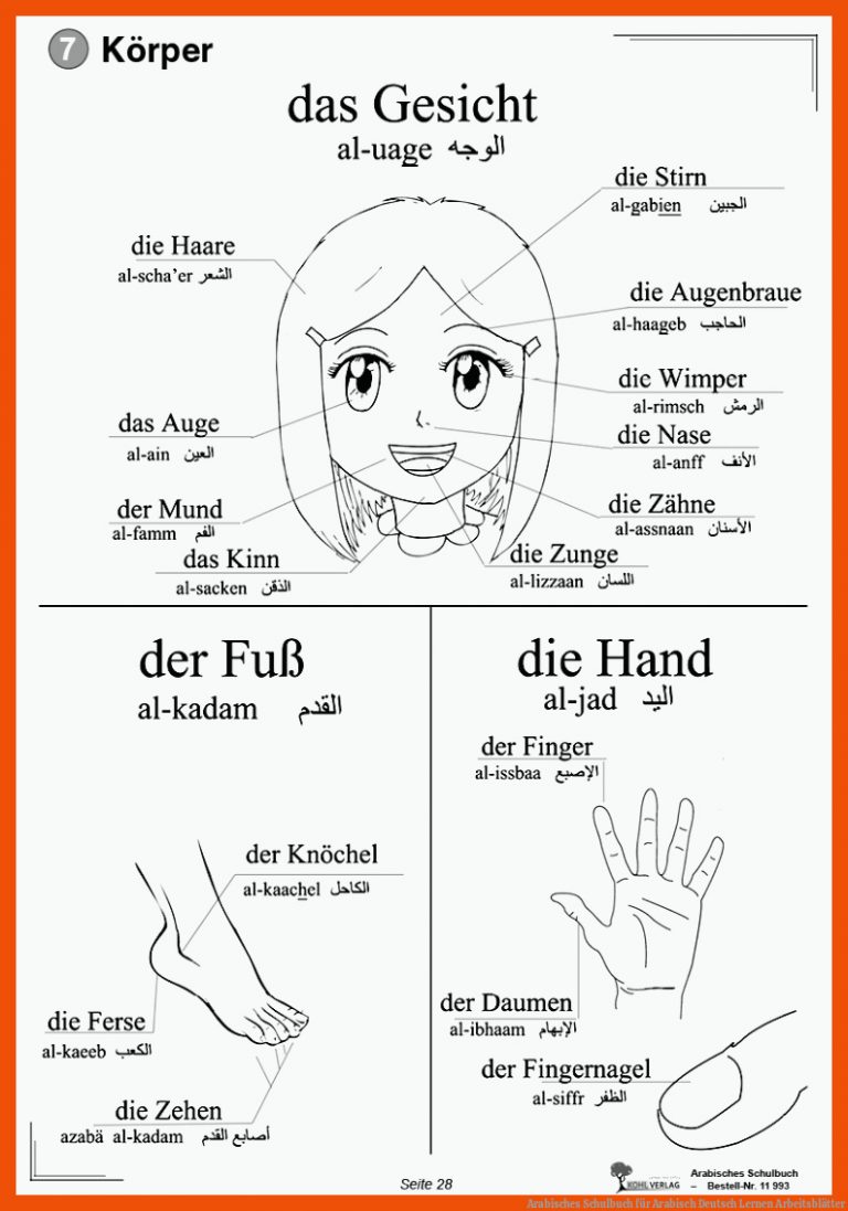 Arabisches Schulbuch für arabisch deutsch lernen arbeitsblätter