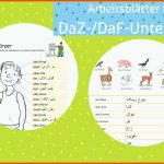 ArbeitsblÃ¤tter FÃ¼r Den Daz-/daf-unterricht Fuer Arabisch Deutsch Lernen Arbeitsblätter