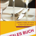 ArbeitsblÃ¤tter Gastgewerbe Fachstufe 1 SchÃ¼lerausgabe Fuer Arbeitsblätter Gastgewerbe Kostenlos