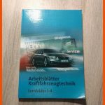 ArbeitsblÃ¤tter Kraftfahrzeugtechnik Lernfelder 1-4 Neu Unbenutzt ... Fuer Arbeitsblätter Kraftfahrzeugtechnik Lernfelder 1 4