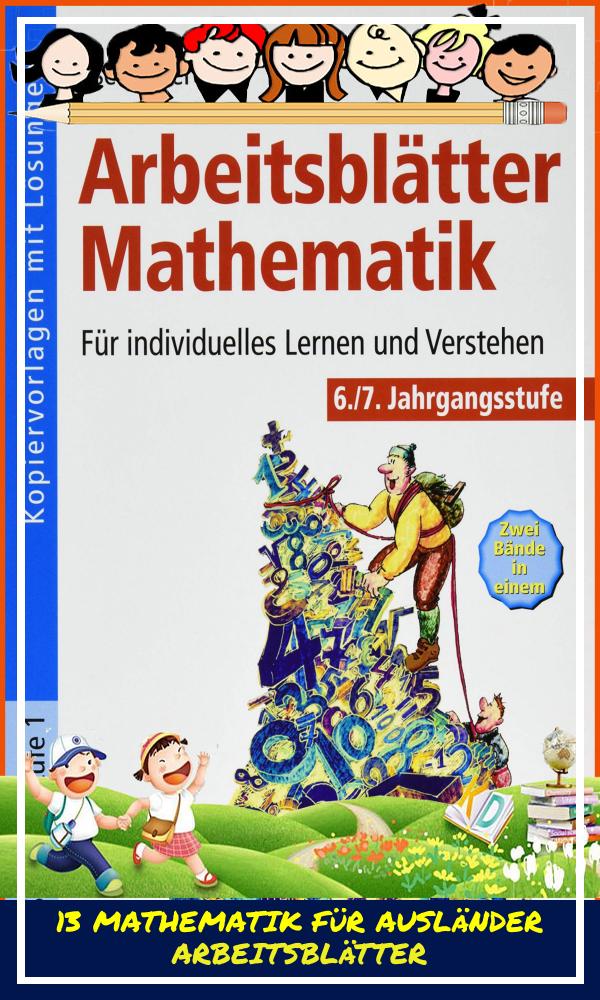 13 Mathematik Für Ausländer Arbeitsblätter