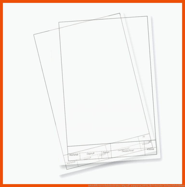 ArbeitsblÃ¤tter technisches Zeichnen 80g/mÂ², transparent, DIN A3, für technisches zeichnen arbeitsblätter