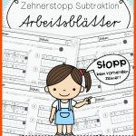 ArbeitsblÃ¤tter Zehnerstopp Subtraktion Im Zr 100 Fuer Subtraktion Bis 100 Arbeitsblätter