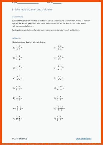 7 Bruchrechnen Klassenarbeit Mathe Arbeitsblätter Klasse 6 Brüche Zum