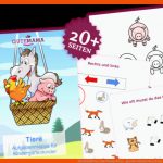 ArbeitsblÃ¤tter Zum thema Tiere - Gezielte Schulvorbereitung Fuer Tiere Arbeitsblätter