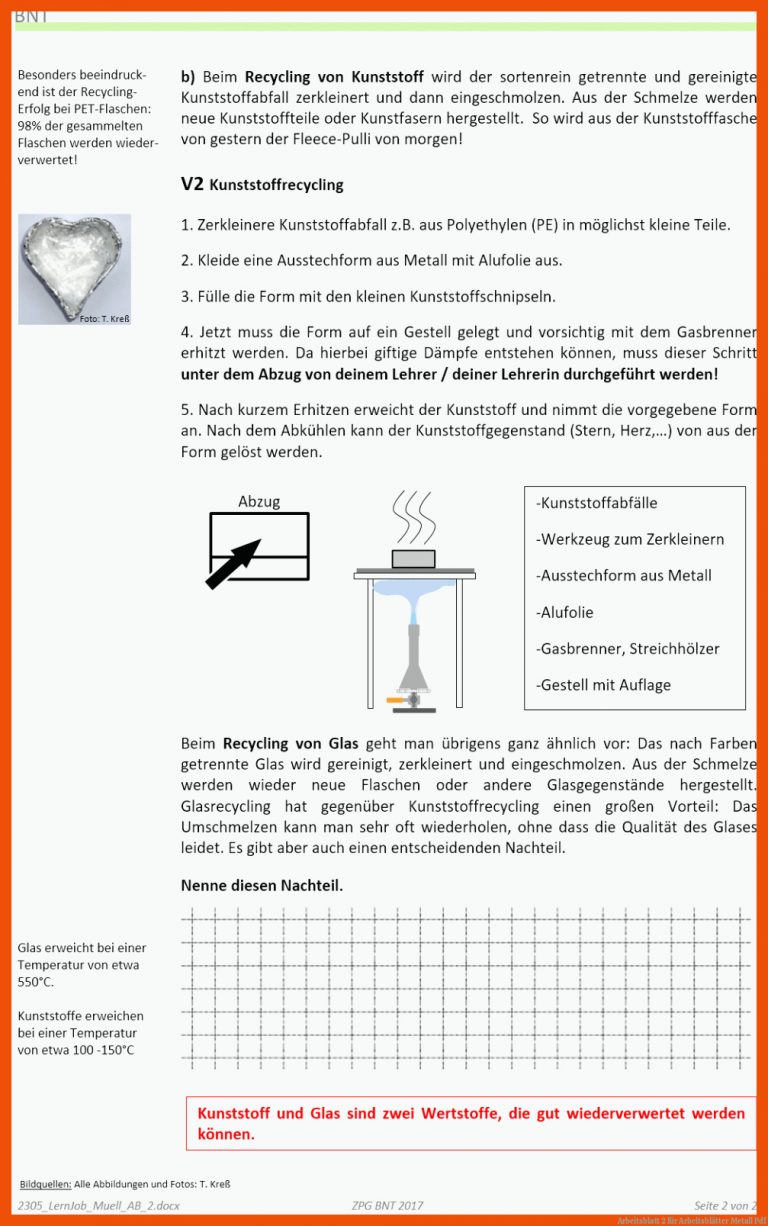 Arbeitsblatt 2 für arbeitsblätter metall pdf