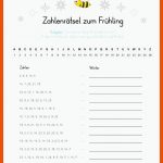 Arbeitsblatt Fruehling Zahlenraetsel Pdf Fuer Arbeitsblatt Frühling