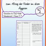 Arbeitsblatt Kinder Im Alten Ãgypten FÃ¼r Daz Klasse 5-7 ... Fuer Arbeitsblätter ägypten Klasse 5