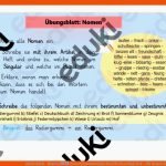 Arbeitsblatt - Nomen â Unterrichtsmaterial In Den FÃ¤chern Daz/daf ... Fuer Nomen Erkennen Arbeitsblatt