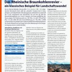 Arbeitsblatt Sek I: Das Rheinische Braunkohlerevier - Ein Beispiel ... Fuer Westermann Arbeitsblätter Erdkunde