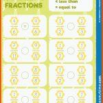 Arbeitsblatt Zum Vergleichen Von BrÃ¼chen Vektor Abbildung ... Fuer Mathe Brüche Arbeitsblätter