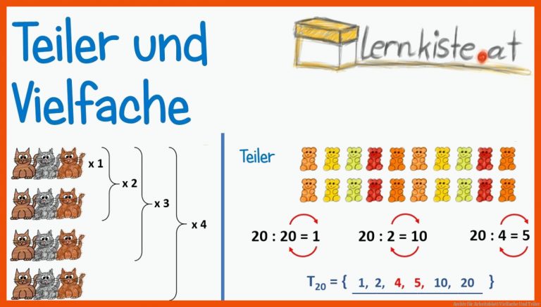 Archiv für arbeitsblatt vielfache und teiler