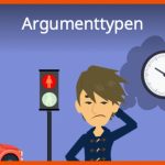 Argumenttypen Fuer Argumenttypen Arbeitsblatt