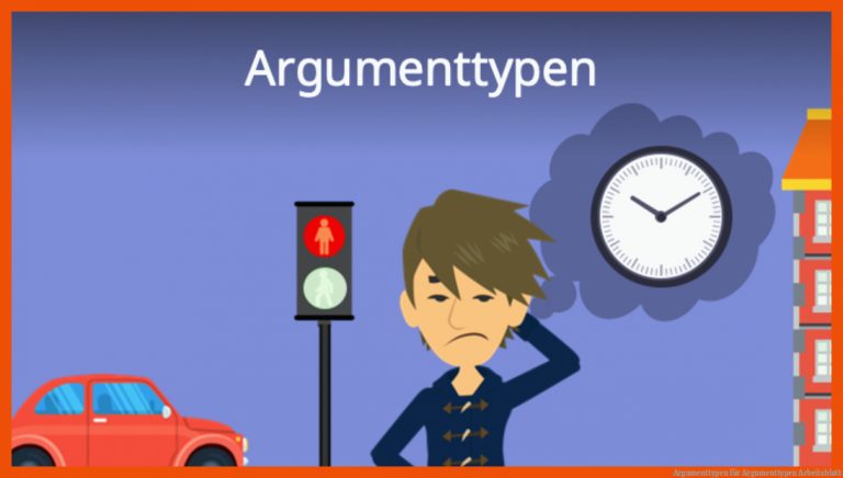 Argumenttypen für argumenttypen arbeitsblatt