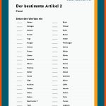 Artikel Fuer Deutsch 1 Klasse Arbeitsblätter Kostenlos