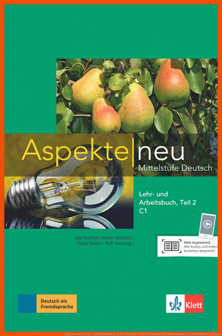 Aspekte neu C1: Lehr- und Arbeitsbuch, Teil 2 mit Audio-CD | Klett Sprachen für erkundungen c1 arbeitsblätter lösungen