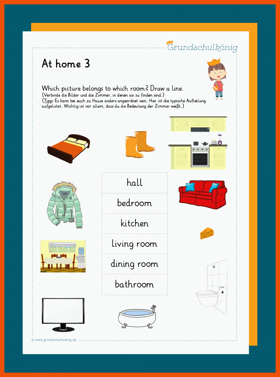 Englisch Grundschule Arbeitsblätter Kostenlos at Home - Englisch ...