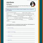 Attribute Fuer Adverbiale Bestimmungen Arbeitsblätter Mit Lösungen