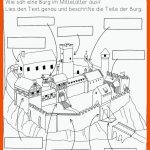 Aufbau Der Burg - Tafelmaterial, ArbeitsblÃ¤tter & Texte (pdf ... Fuer Leben Auf Der Burg Arbeitsblatt