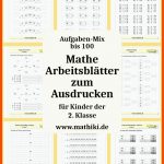 Aufgaben Mix Bis 100 Mathe ArbeitsblÃ¤tter Zum Ausdrucken â Artofit Fuer 2.klasse Mathe Arbeitsblätter Zum Ausdrucken