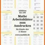 Aufgaben Mix Bis 100 Mathe ArbeitsblÃ¤tter Zum Ausdrucken â Artofit Fuer Mathematik Arbeitsblätter Zum Ausdrucken