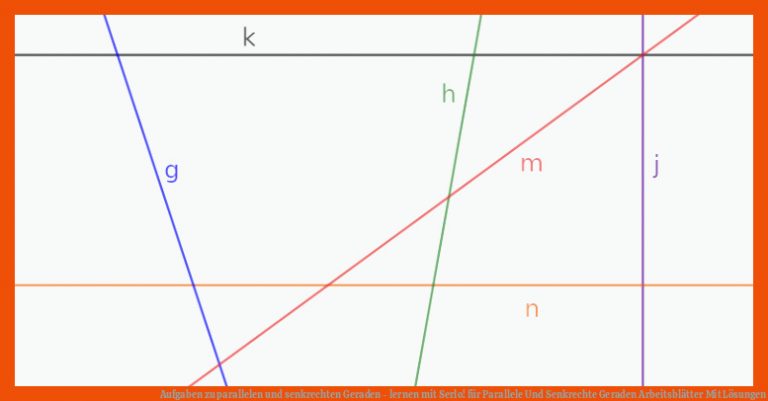 Aufgaben Zu Parallelen Und Senkrechten Geraden - Lernen Mit Serlo! Fuer Parallele Und Senkrechte Geraden Arbeitsblätter Mit Lösungen