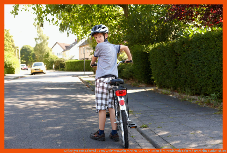 Aufsteigen aufs Fahrrad - VMS Verkehrswacht Medien & Service GmbH für grundschule fahrrad beschriften arbeitsblatt